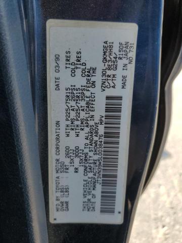 JT3VN39W5L0038476 - 1990 TOYOTA 4RUNNER VN39 SR5 蓝色 照片 13