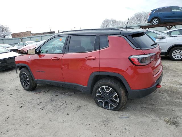 3C4NJDDB2MT594511 - 2021 JEEP COMPASS TRAILHAWK RED photo 2