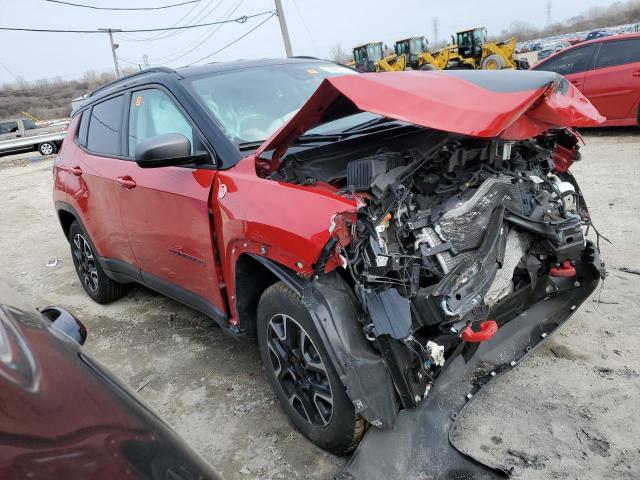 3C4NJDDB2MT594511 - 2021 JEEP COMPASS TRAILHAWK RED photo 4