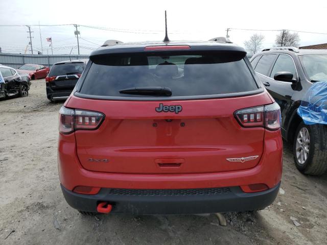 3C4NJDDB2MT594511 - 2021 JEEP COMPASS TRAILHAWK RED photo 6