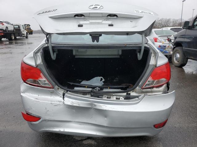 KMHCT4AE2FU898667 - 2015 HYUNDAI ACCENT GLS SILVER photo 6