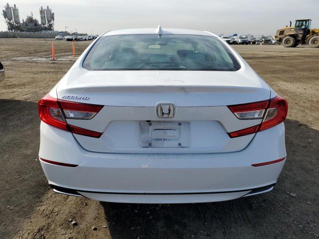 1HGCV1F10NA040022 - 2022 HONDA ACCORD LX WHITE photo 6