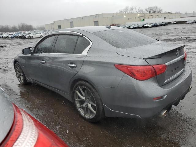 JN1BV7AR7FM393306 - 2015 INFINITI Q50 BASE GRAY photo 2