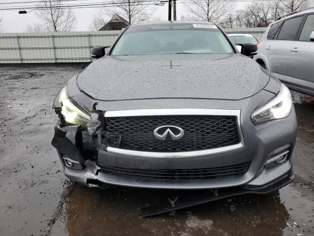 JN1BV7AR7FM393306 - 2015 INFINITI Q50 BASE GRAY photo 5