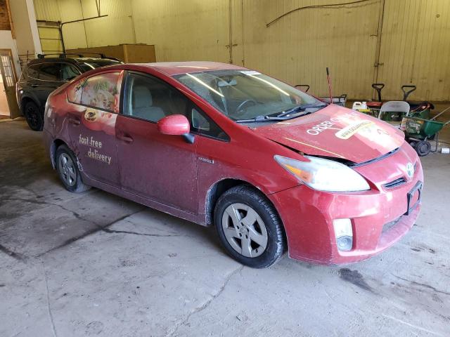 JTDKN3DU3B1362488 - 2011 TOYOTA PRIUS RED photo 4