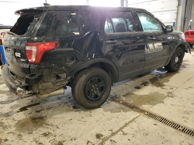 1FM5K8AR4JGA26696 - 2018 FORD EXPLORER POLICE INTERCEPTOR 黑色 照片 3
