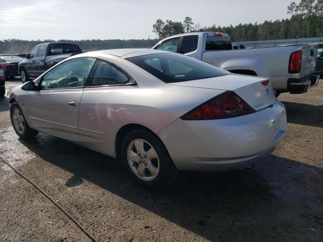 1ZWFT61L5X5654043 - 1999 MERCURY COUGAR V6 SILVER photo 2