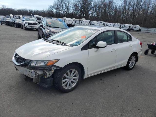 19XFB2F92CE308949 - 2012 HONDA CIVIC EXL WHITE photo 1