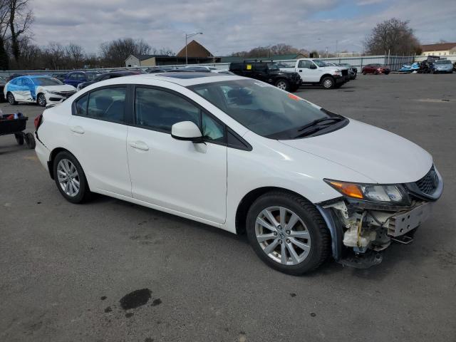 19XFB2F92CE308949 - 2012 HONDA CIVIC EXL WHITE photo 4