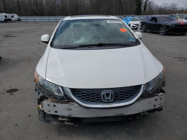 19XFB2F92CE308949 - 2012 HONDA CIVIC EXL WHITE photo 5