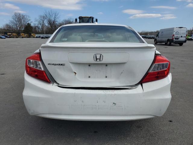 19XFB2F92CE308949 - 2012 HONDA CIVIC EXL WHITE photo 6