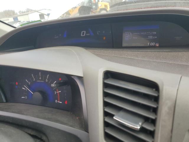 19XFB2F92CE308949 - 2012 HONDA CIVIC EXL WHITE photo 9