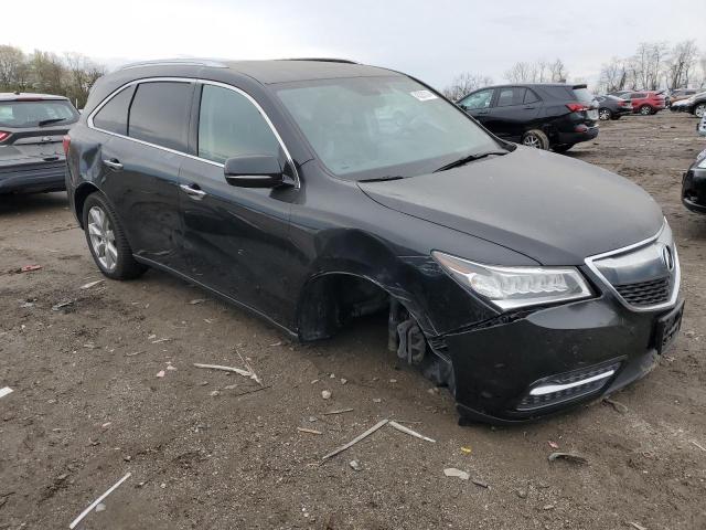 5FRYD4H80EB046038 - 2014 ACURA MDX ADVANCE BLACK photo 4