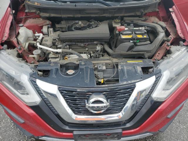 JN8AT2MT5HW380087 - 2017 NISSAN ROGUE S RED photo 11