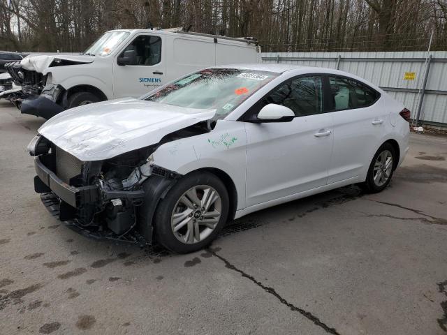 5NPD84LF0KH463652 - 2019 HYUNDAI ELANTRA SEL WHITE photo 1