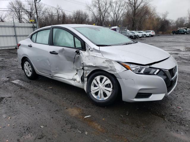 3N1CN8DV1NL827778 - 2022 NISSAN VERSA S SILVER photo 4