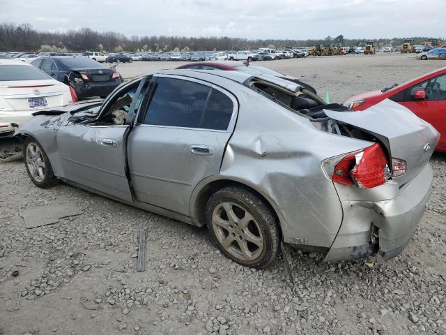 JNKCV51E34M102718 - 2004 INFINITI G35 SILVER photo 2