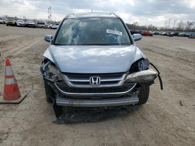 5J6RE4H77AL056769 - 2010 HONDA CR-V EXL BLUE photo 5