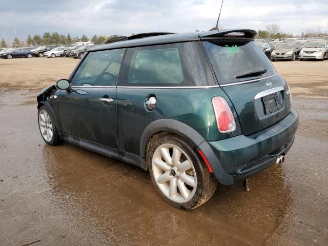 WMWRE33445TG95176 - 2005 MINI COOPER S GREEN photo 2