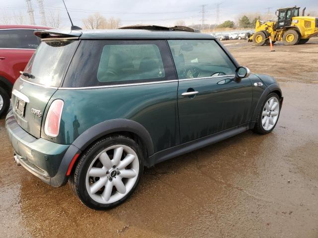 WMWRE33445TG95176 - 2005 MINI COOPER S GREEN photo 3