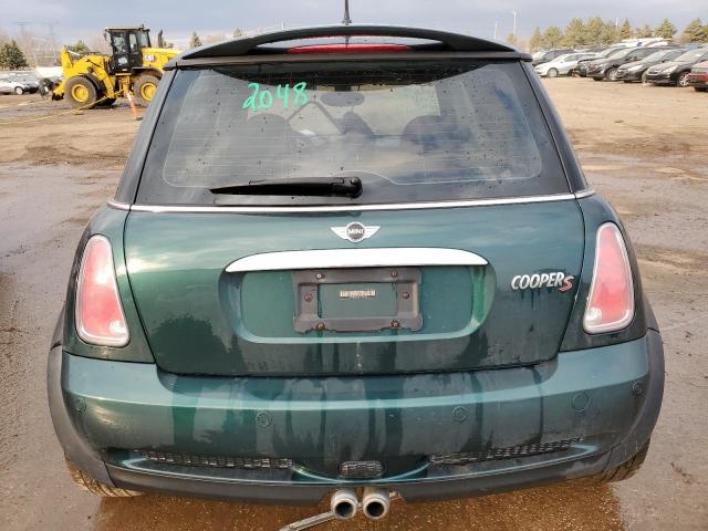 WMWRE33445TG95176 - 2005 MINI COOPER S GREEN photo 6