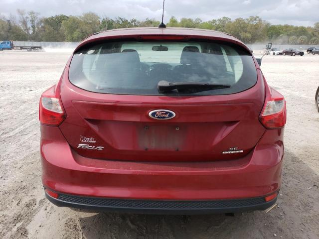 1FADP3K25DL213680 - 2013 FORD FOCUS SE RED photo 6
