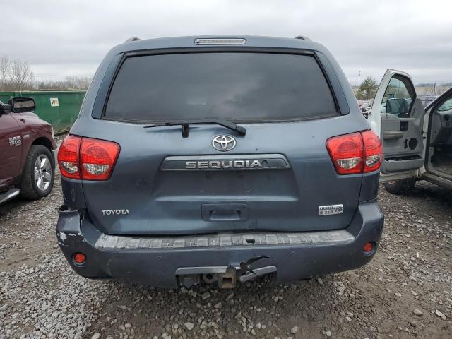 5TDZY64A38S000279 - 2008 TOYOTA SEQUOIA SR5 GRAY photo 6