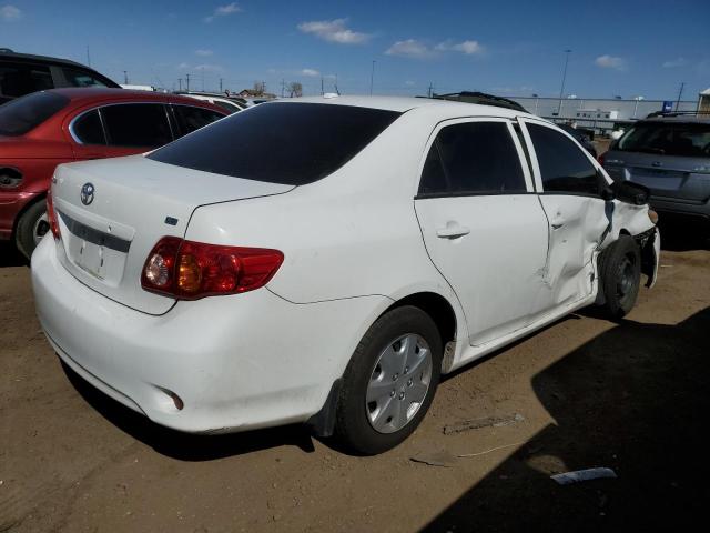 2T1BU4EE0AC506086 - 2010 TOYOTA COROLLA BASE WHITE photo 3