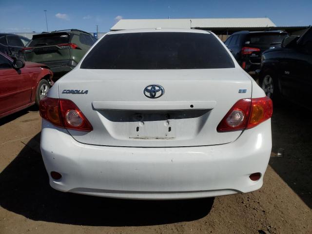 2T1BU4EE0AC506086 - 2010 TOYOTA COROLLA BASE WHITE photo 6