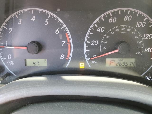 2T1BU4EE0AC506086 - 2010 TOYOTA COROLLA BASE WHITE photo 9