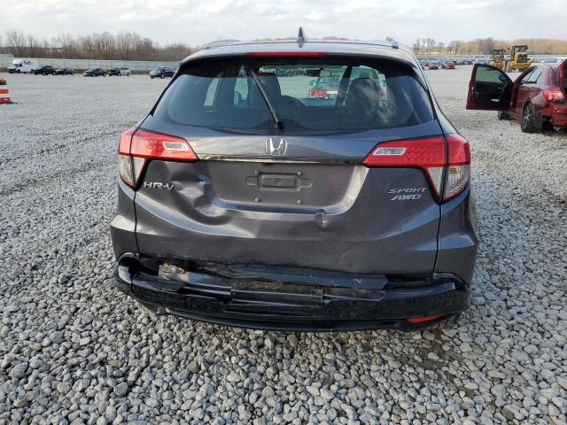 3CZRU6H17KG700294 - 2019 HONDA HR-V SPORT GRAY photo 6