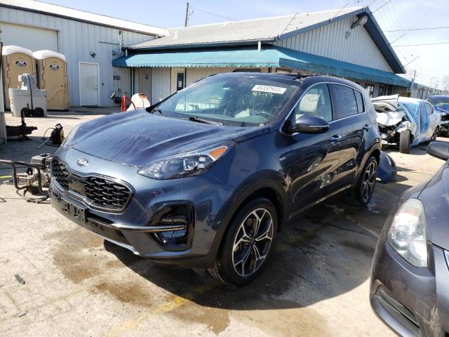 KNDPRCA63L7764106 - 2020 KIA SPORTAGE SX BLUE photo 1