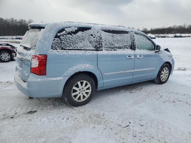 2C4RC1CG9DR753597 - 2013 CHRYSLER TOWN & COU TOURING L BLUE photo 3