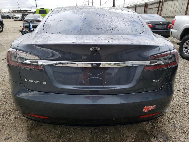 5YJSA1E27HF206144 - 2017 TESLA MODEL S Сұр фото 6