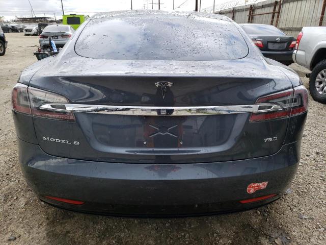 5YJSA1E27HF206144 - 2017 TESLA MODEL S GRAY photo 6