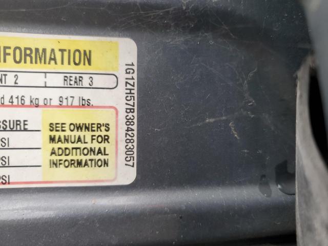 1G1ZH57B384283057 - 2008 CHEVROLET MALIBU 1LT Szary zdjęcie 12