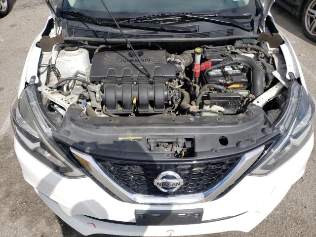 3N1AB7AP7KY262922 - 2019 NISSAN SENTRA S WHITE photo 11