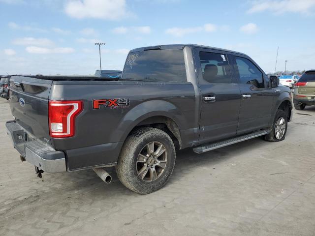 1FTEW1EF6FKE48084 - 2015 FORD F150 SUPERCREW GRAY photo 3
