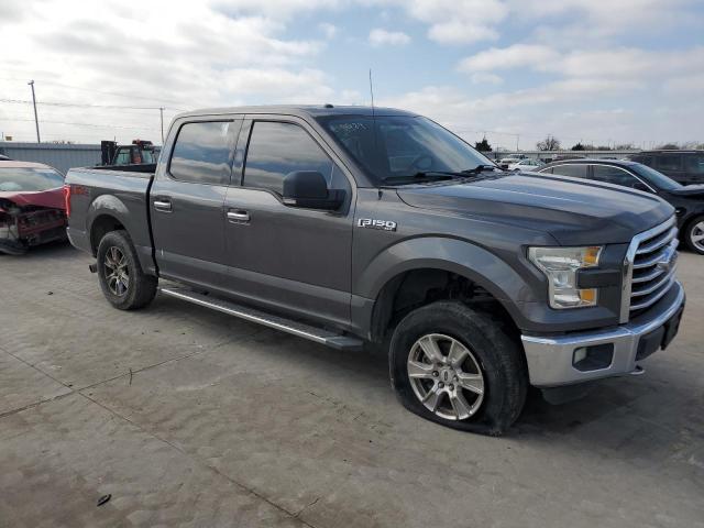 1FTEW1EF6FKE48084 - 2015 FORD F150 SUPERCREW GRAY photo 4