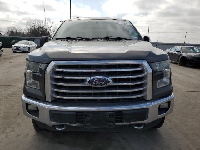 1FTEW1EF6FKE48084 - 2015 FORD F150 SUPERCREW GRAY photo 5