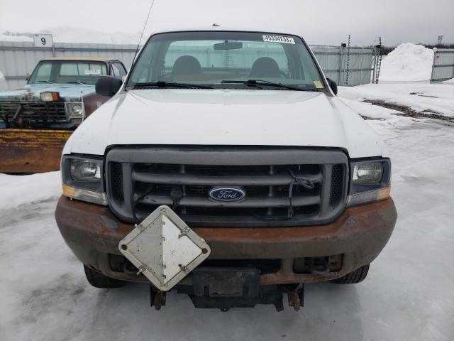 1FTSF31L32EB25663 - 2002 FORD F350 SRW SUPER DUTY WHITE photo 5