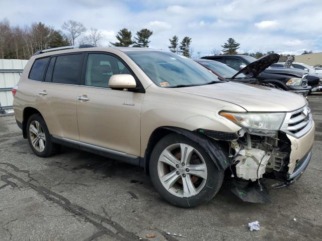 5TDDK3EH7DS184979 - 2013 TOYOTA HIGHLANDER LIMITED TAN photo 4