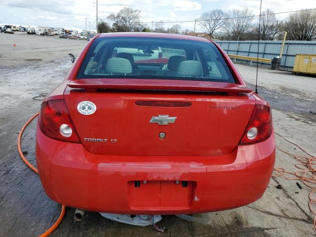 1G1AL55F877210782 - 2007 CHEVROLET COBALT LT RED photo 6