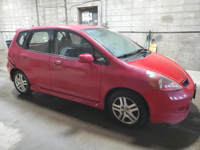 JHMGD37657S049190 - 2007 HONDA FIT S 红色 照片 4