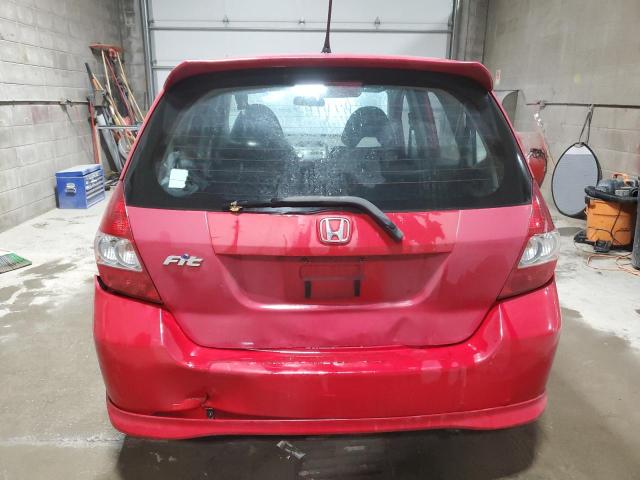 JHMGD37657S049190 - 2007 HONDA FIT S 红色 照片 6