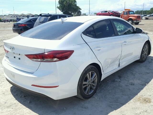 5NPD84LF1HH131292 - 2017 HYUNDAI ELANTRA SE WHITE photo 4