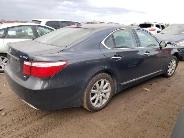 JTHCL46F795004259 - 2009 LEXUS LS 460 GRAY photo 3