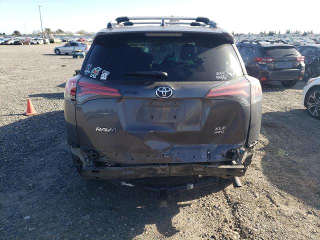 2T3RFREV3GW527700 - 2016 TOYOTA RAV4 XLE GRAY photo 6