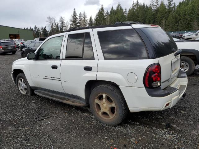 1GNDT13S282232750 - 2008 CHEVROLET TRAILBLAZE LS WHITE photo 2