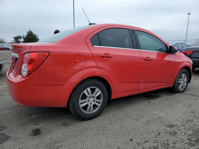 1G1JC5SH0G4177526 - 2016 CHEVROLET SONIC LT RED photo 3